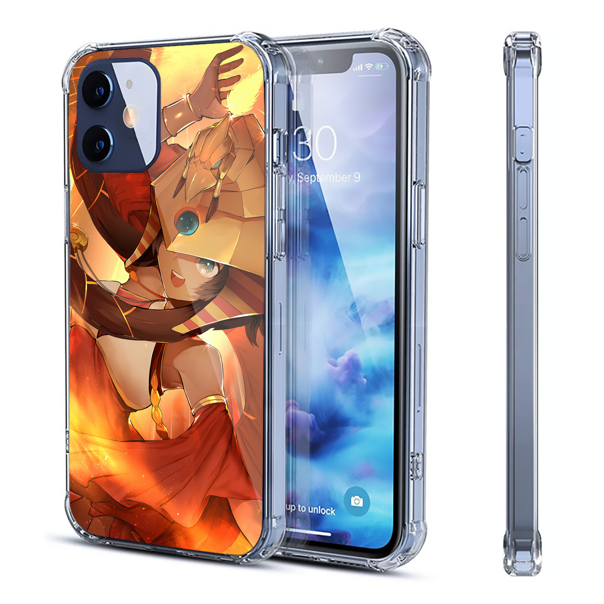 （画像用） 遊☆戯☆王 Yu-Gi-Oh! 【iPhone 12シリーズ対応】透明スマホケース（クリアソフトケース）